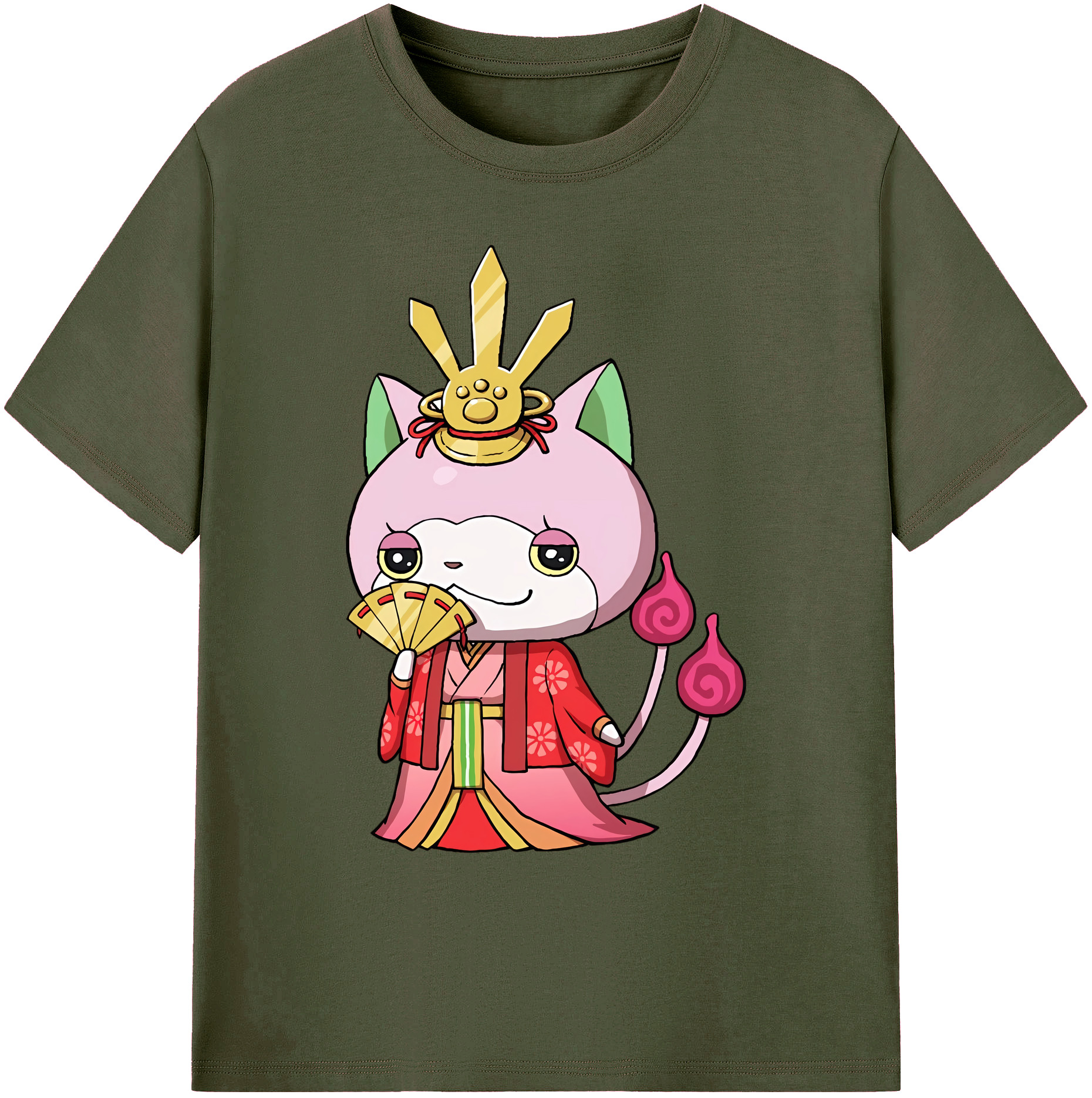 （画像用） 妖怪ウォッチ Yo-kai Watch 綿100％ メンズ半袖Tシャツ｜肌触りやわらか＆通気性